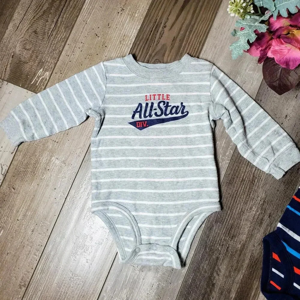 Carter's Baby Boy 9M Striped Top Bundle NWOT